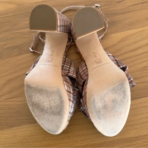 Loeffler Randall Natalia Platform, plaid, size 8 - Picture 5 of 5